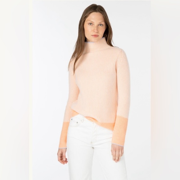 GUC Kinross- Plaited Rib Funnel Cashmere Sweater. Size L - Picture 6 of 7